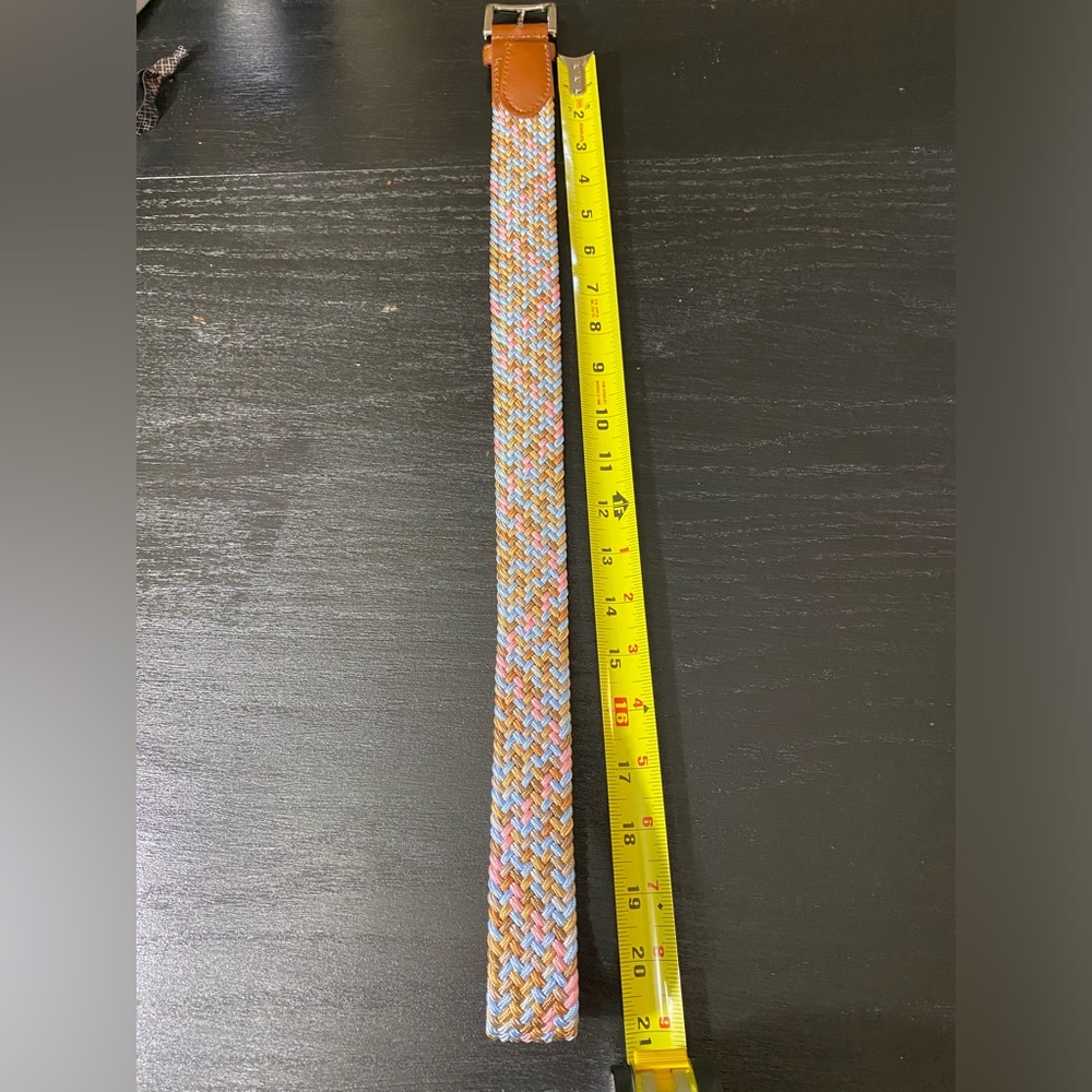 Multi color braided belt 42” in total length